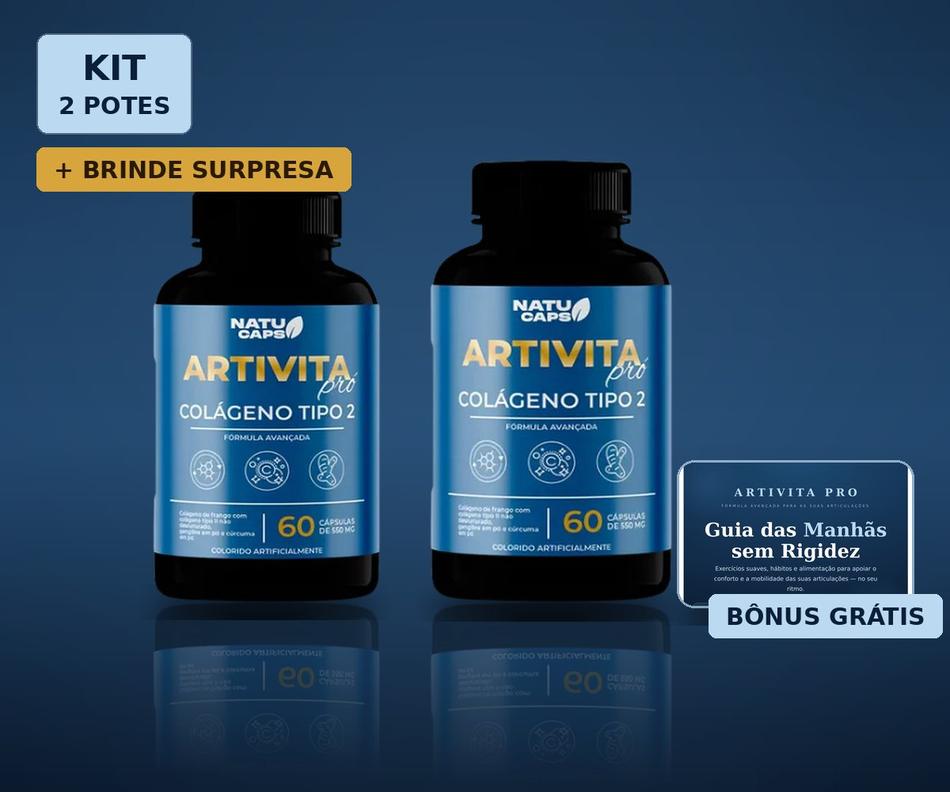 Kit Artivita Pro — caixas com 60 cápsulas