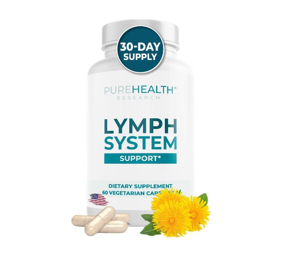 Frasco do Lymph Pure com 60 cápsulas vegetarianas